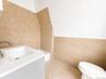 3rd fl Integrated vanity with a rectangular basin sink and a single-handle faucet