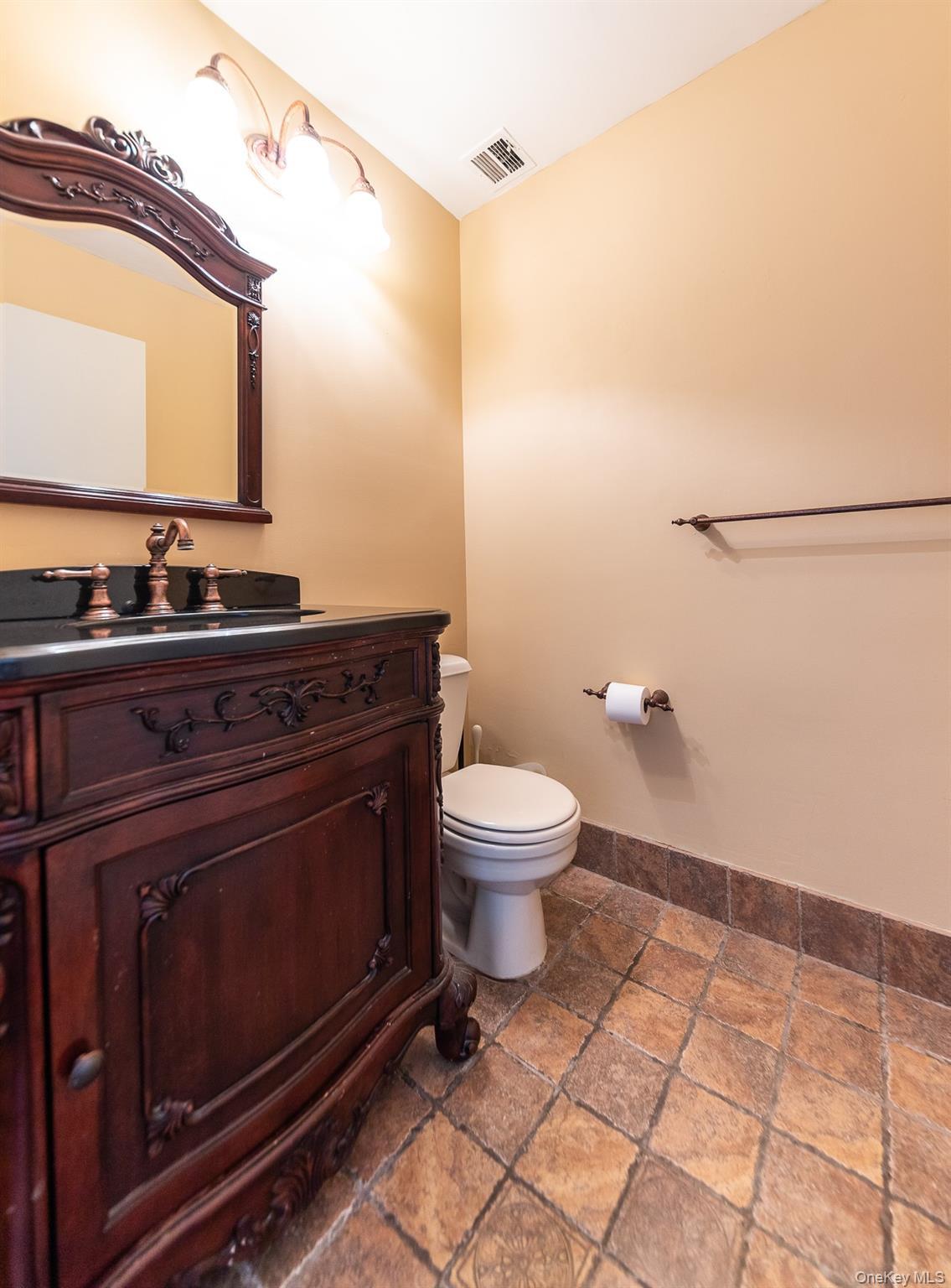Updated half bathroom
