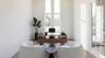 Light & bright office with glass doors leading from the front foyer