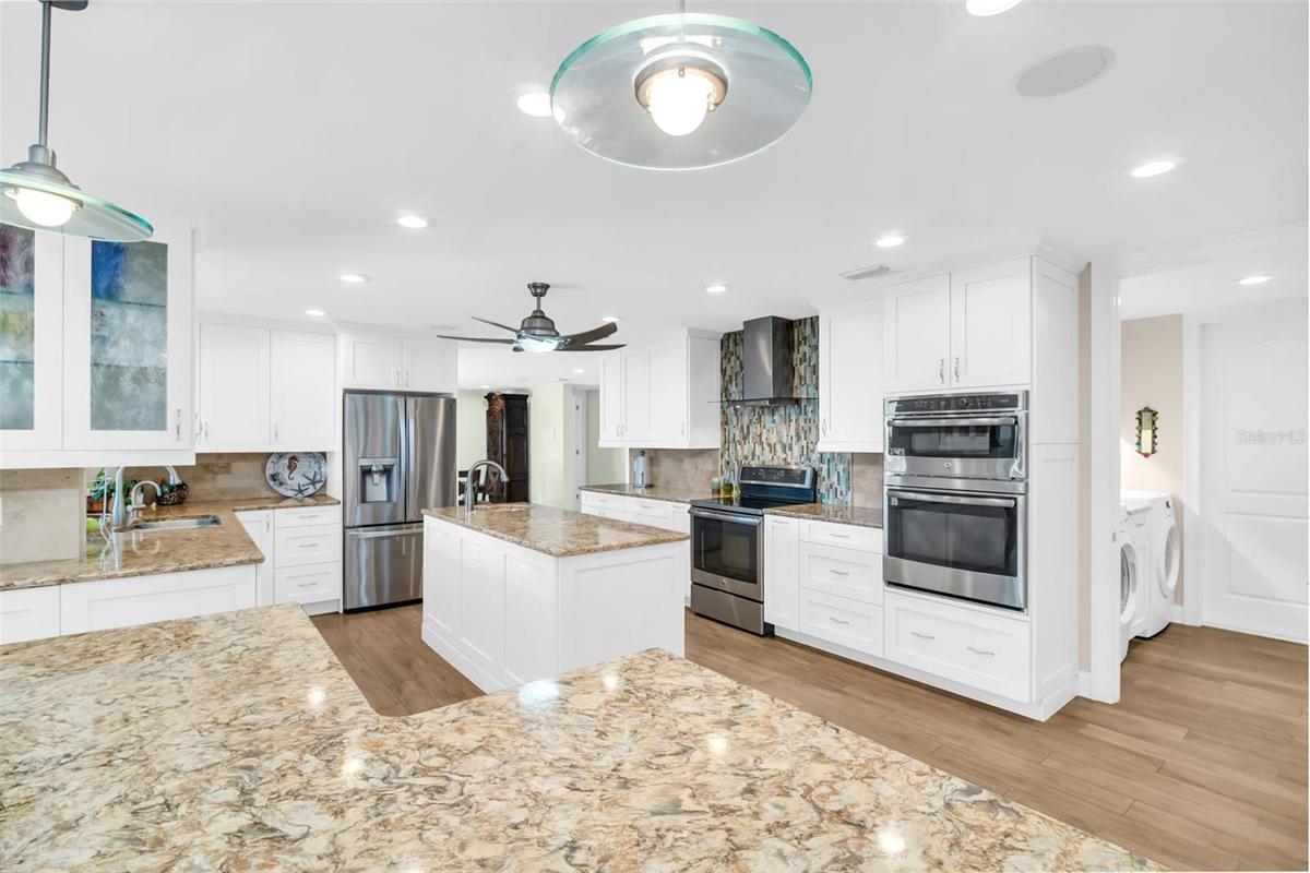 Tons of countertop space and storage