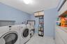 Spacious laundry room in the basement