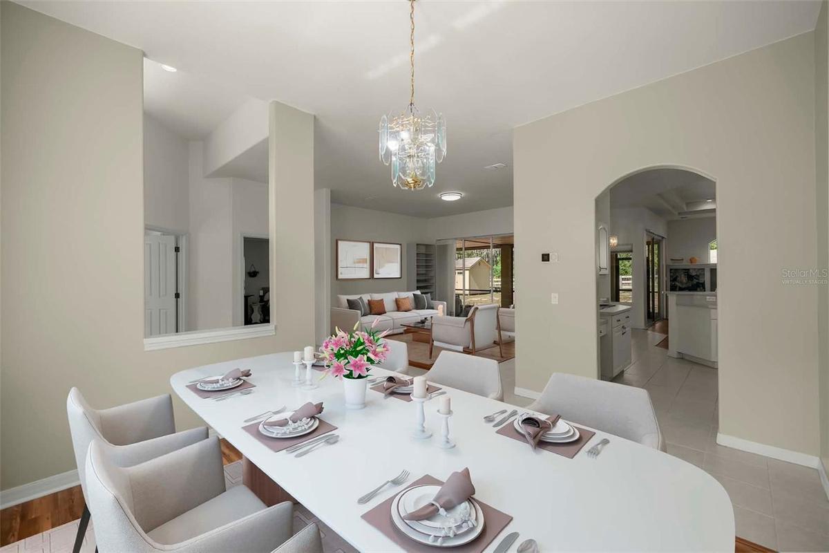 Dining Room-Virtually Staged