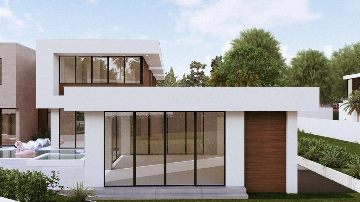 Enclosed Gathering Lanai - Virtually Staged