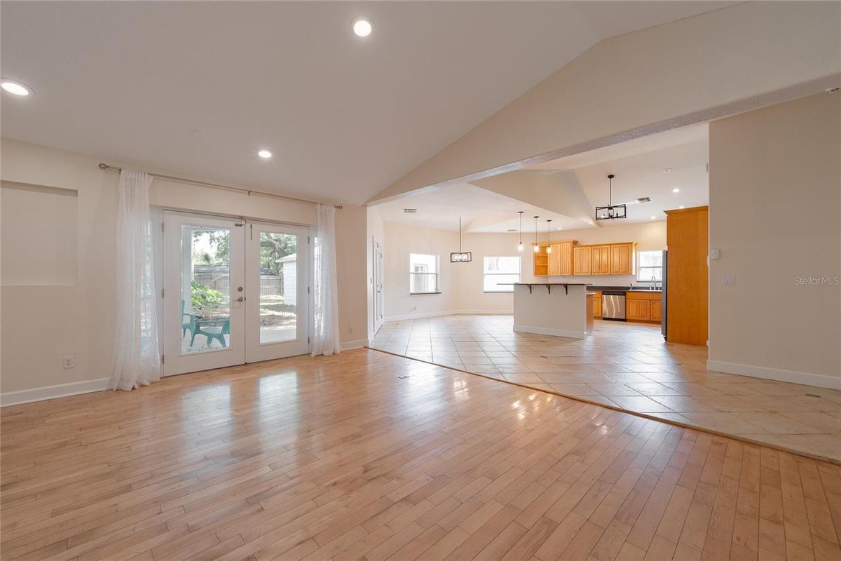 Seamless flow from kitchen to living area — perfect for modern living
