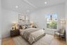 virtually staged master bedroom