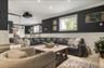 Ground level rec/theater room