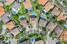 Oversized pie-shaped lot with plenty of fenced backyard