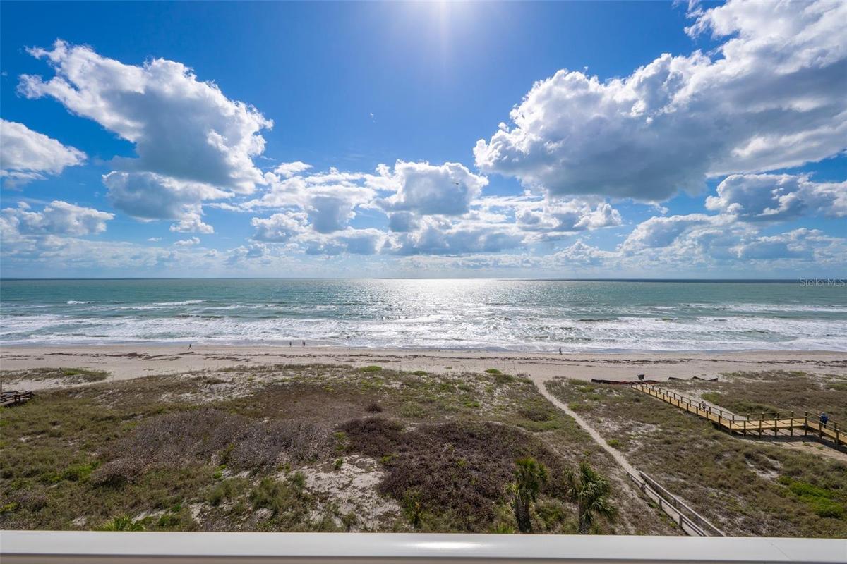 View from #805 - Top-Floor Oceanfront Unit