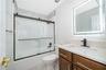 Hall Bathroom with Shower & Tub