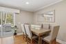 Hardwood flooring, crown molding, and recessed lighting
