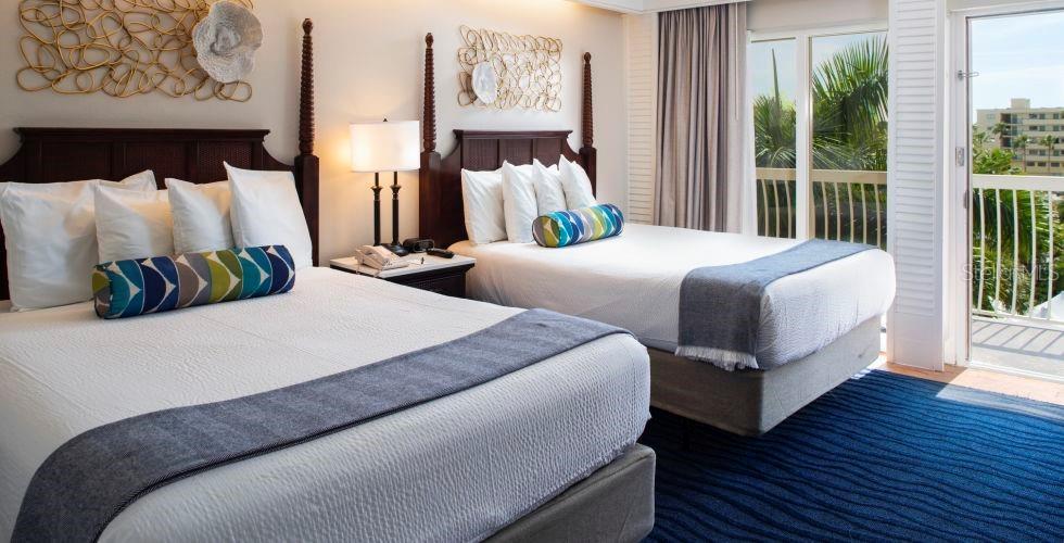 bedroom 1, 2 double beds comfort