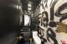 Dramatic powder bathroom