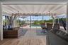 Large lanai with a view of the canal