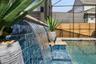 Pool with Spa and Water Features
