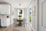 Virtually Staged Breakfast Nook in Kitchen