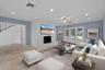 virtually staged family room