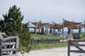 Duryea's outdoor dining with stunning views of the boats and beach lined shores across the street.
