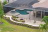 Custom designed rock garden with fountain