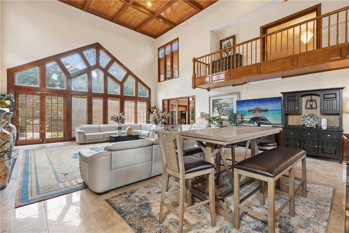 Great Room, Dining Room to Right