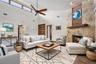 Virtually Staged Family Room
