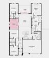 Floor Plan - Additional Highlights Include: tray ceiling package, pocket sliding glass door in the great room, 8' interior doors, outdoor kitchen roug