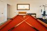 Playroom with billiards and weights