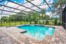 Paver Deck, Screened, Salt Water Pool and Spa, Both Gas Heated, Water and Fire Feature