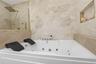 Primary Full Bath with 2 person jacuzzi tub!