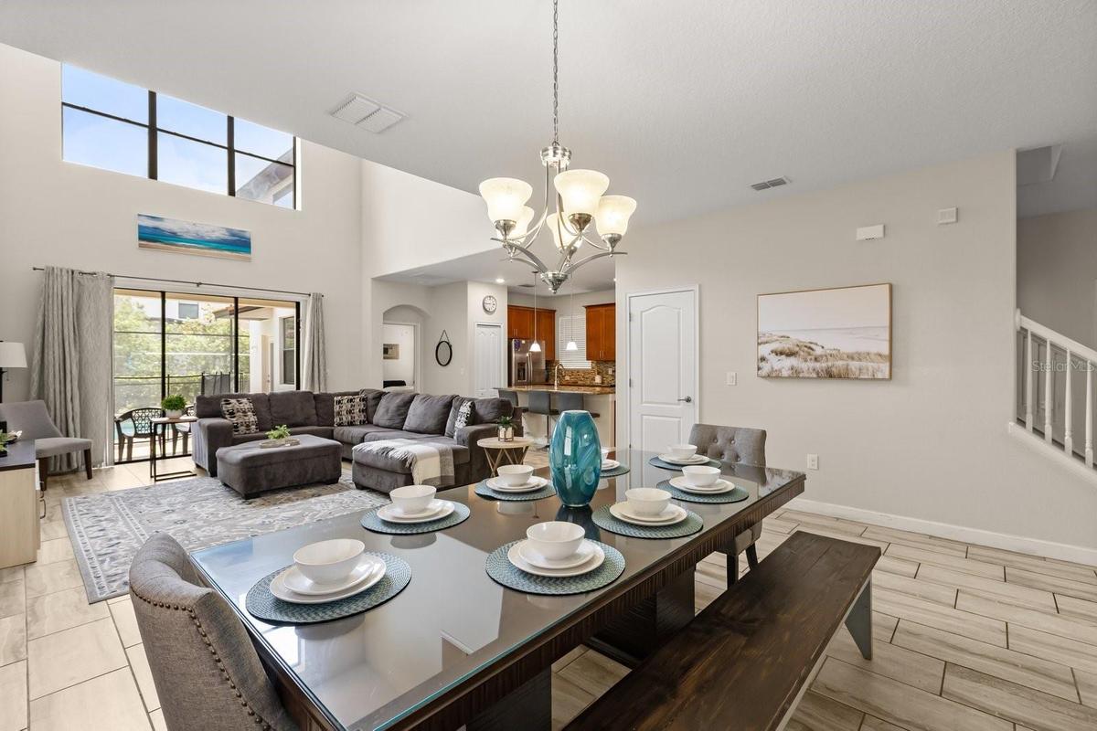 Living and Dining room combo