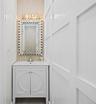 Classically designed Half Bath on 1st floor