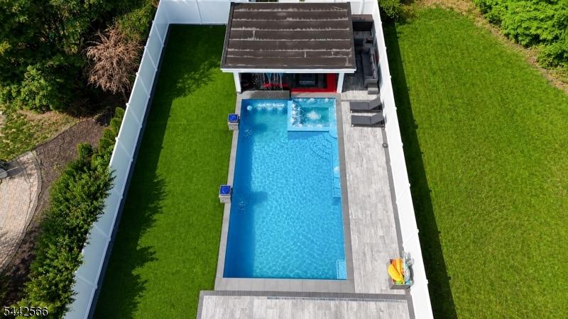 Backyard inground pool