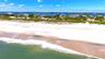 Drone / aerial view of unending shoreline