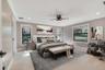 Primary Bedroom on split floorplan