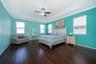 Private owner's retreat with tray ceilings