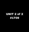 Unit 2 of 2 #1709