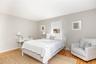 Bedroom with light wood-type flooring