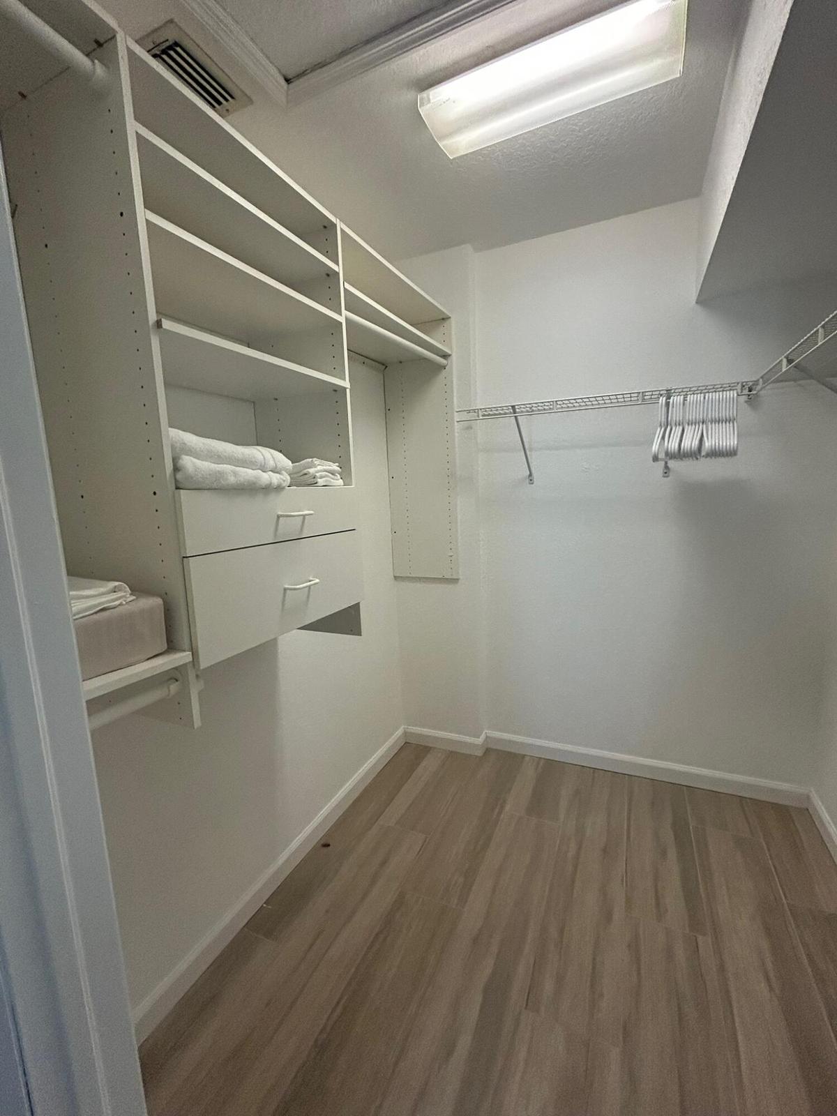 Master closet