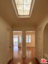 Skylight in hallway between be