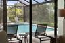You can access the pool/spa and lanai from the bonus room.