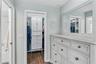 Small walk-in closet with plenty of room