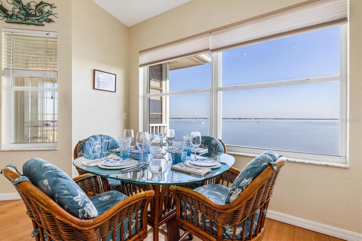 Cozy and convenient breakfast nook