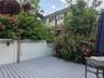 Spacious Back Deck with garden access..