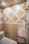 Shower and a full steam-room. Perfect for relaxing after a long day.