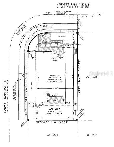12940 Harvest Rain Avenue Plot Plan