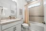 Guest bath—chic, clean, and ready for your friends and family!