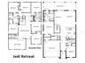 Floor Plan (The following bedrooms and bathrooms are labeled per this plan.)