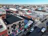 Bird's eye view of industrial structures