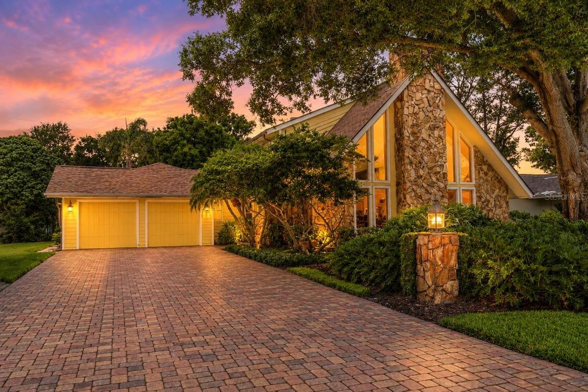 Twilight Driveway