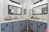 Bathroom featuring a dual vani