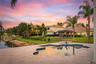 Sunset views over pool and lanai